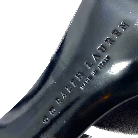 SOLD! 💯 Auth RALPH LAUREN Stiletto Mules - Picture 7 of 8